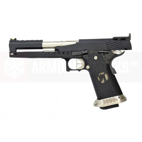 Armorer Works 6 inch Dragon Hi-Capa GBB Pistol (Black)