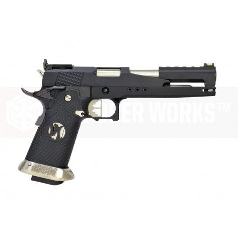 Armorer Works 6 inch Dragon Hi-Capa GBB Pistol (Black)