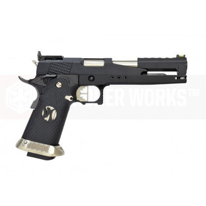 Armorer Works 6 inch Dragon Hi-Capa GBB Pistol (Black)