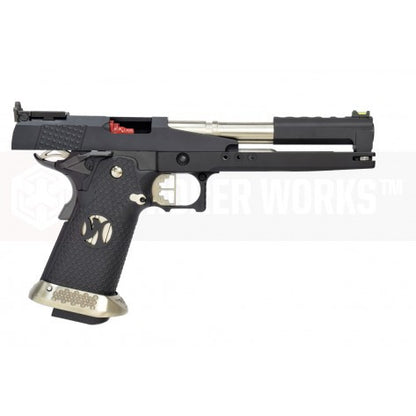 Armorer Works 6 inch Dragon Hi-Capa GBB Pistol (Black)