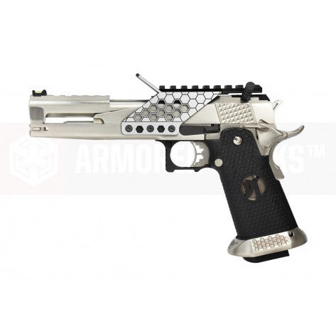 Armorer Works Double Barrel Hi-Capa GBB Pistol (Black)