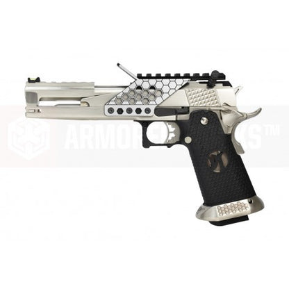 Armorer Works Double Barrel Hi-Capa GBB Pistol (Black)