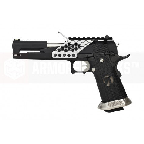Armorer Works 6 inch Dragon Hi-Capa GBB Pistol (Black)