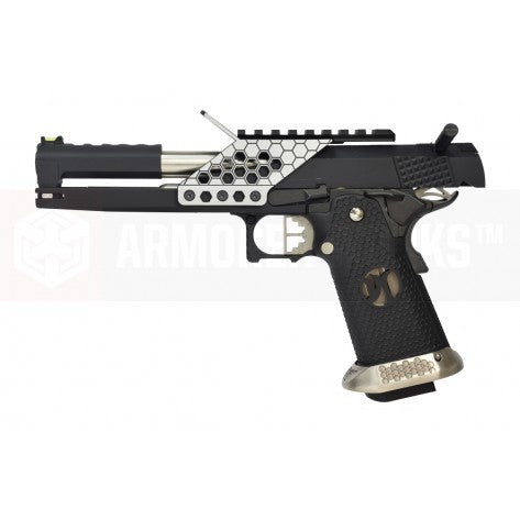 Armorer Works 6 inch Dragon Hi-Capa GBB Pistol (Black)