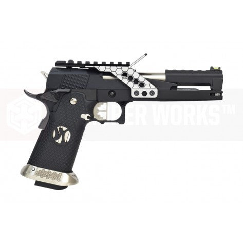 Armorer Works 6 inch Dragon Hi-Capa GBB Pistol (Black)