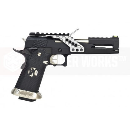 Armorer Works 6 inch Dragon Hi-Capa GBB Pistol (Black)