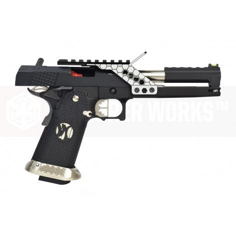 Armorer Works 6 inch Dragon Hi-Capa GBB Pistol (Black)