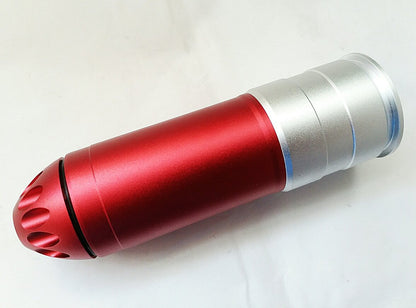 CYMA Metal 168 Rds 6mm BB 40mm Airsoft Toy Gas Grenade Red & Silver