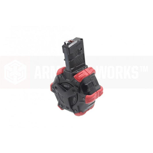 AW Custom 350rds Drum Airsoft Magazine For Tokyo Marui / WE / AW M Series GBB