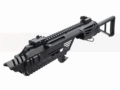 AW CUSTOM Airsoft Tactical Carbine Conversion Kit - DE Series (Black)