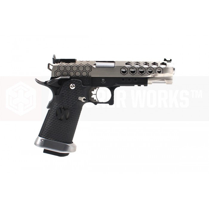 Armoreworks Custom HX2531 GBB Pistol ( Full Auto / Silver )