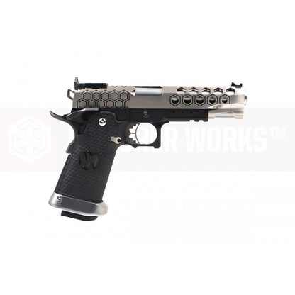 Armoreworks Custom HX2531 GBB Pistol ( Full Auto / Silver )