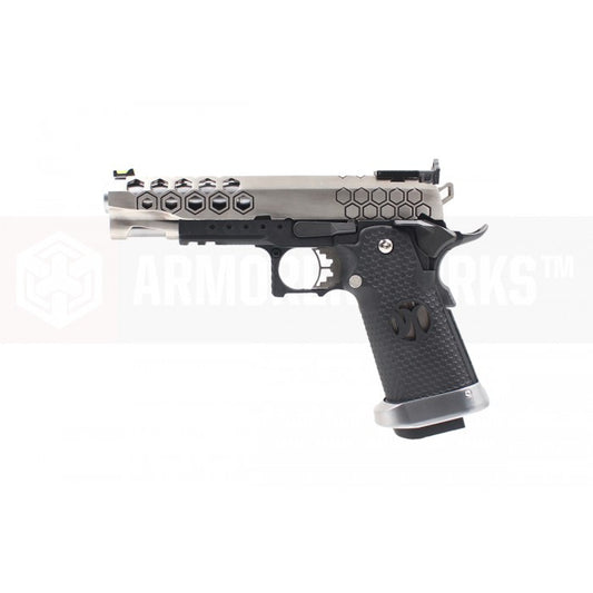 Armoreworks Custom HX2531 GBB Pistol ( Full Auto / Silver )