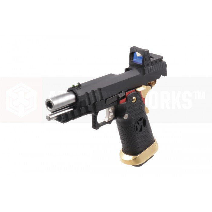 Armoreworks Custom HX2631 GBB Pistol ( Full Auto / Black / Gold )