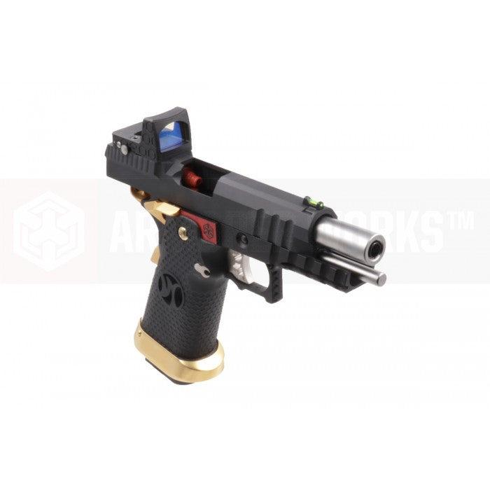 Armoreworks Custom HX2631 GBB Pistol ( Full Auto / Black / Gold )