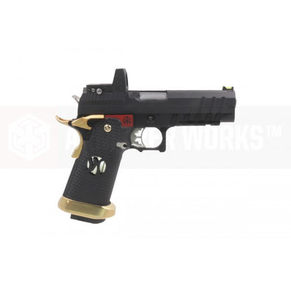 Armoreworks Custom HX2631 GBB Pistol ( Full Auto / Black / Gold )