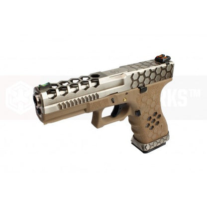Armorer Works SST HEX CUT GBB Pistol (SV/Tan)