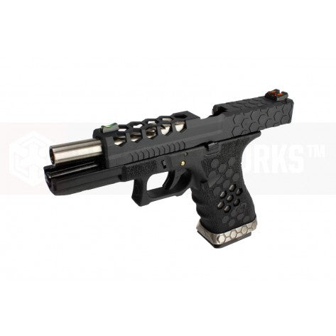 Armorer Works BSB HEX CUT GBB Pistol (BK/BK)
