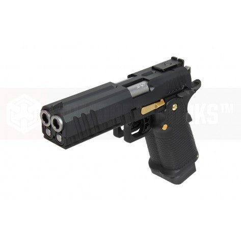 Armorer Works Double Barrel Hi-Capa GBB Pistol (Black)