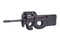 CYMA P90 CQB TACTICAL SMG AEG RIFLE (BLACK) CM060A