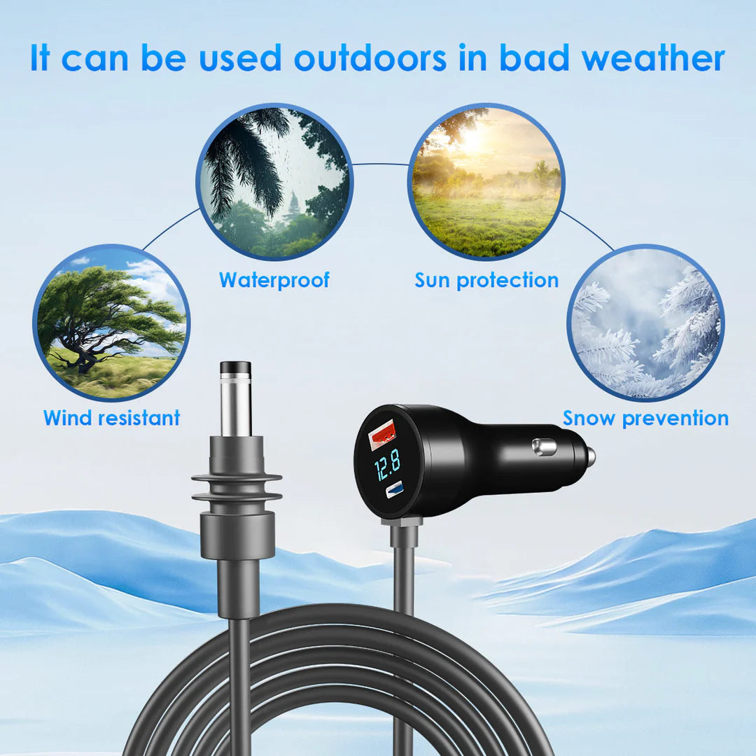 Starlink Mini DC Power Cable (Car to DC)