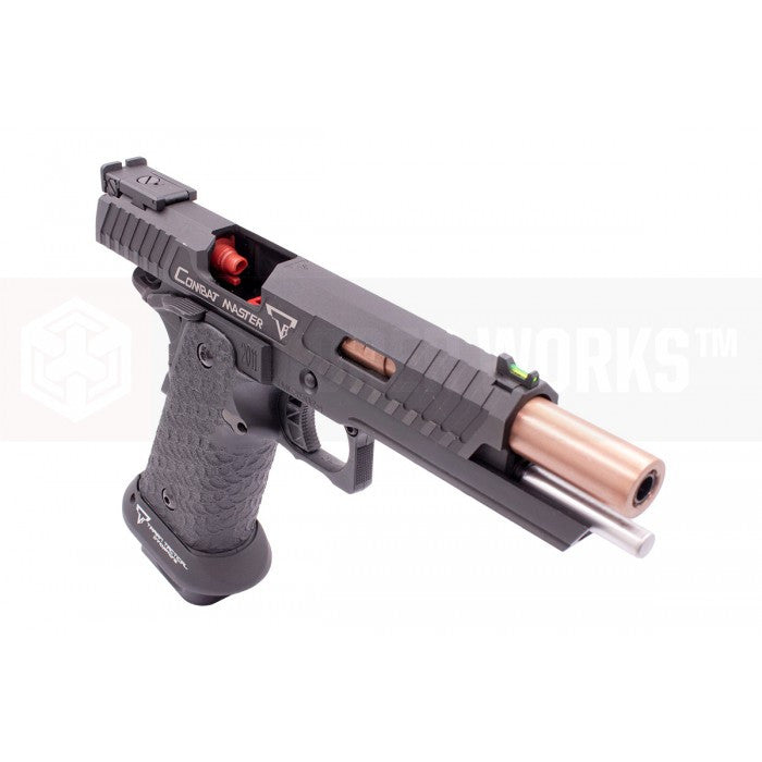 EMG TTI LICENCED 2011 COMBAT MASTER HI-CAPA GBB PISTOL AIRSOFT ( DISTINCT ) ( SEMI & FULL AUTO )