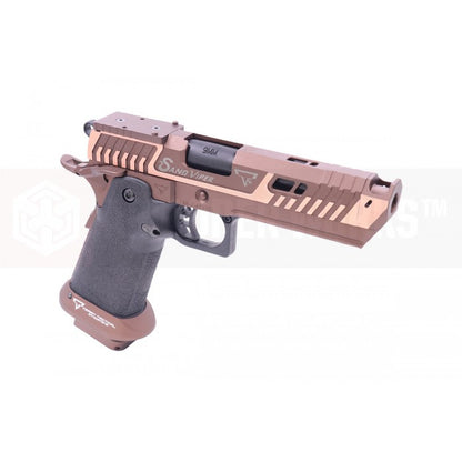 EMG TTI LICENSED JW4 SAND VIPER HI-CAPA GBB PISTOL AIRSOFT ( BY AW CUSTOM / SEMI-AUTO / FULL AUTO / GAS / TT-SV0130 ) ( LICENSED BY TARAN TACTICAL INNOVATIONS ) ( JOHN WICK )